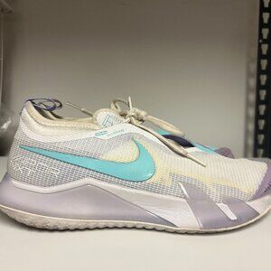 Nike Women's Vapor Tennis Shoes - purple, white, and blue (size 8)
